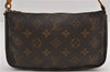 Authentic Louis Vuitton Monogram Pochette Accessoires Pouch M51980 LV 9714E