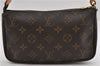 Authentic Louis Vuitton Monogram Pochette Accessoires Pouch M51980 LV 9714E