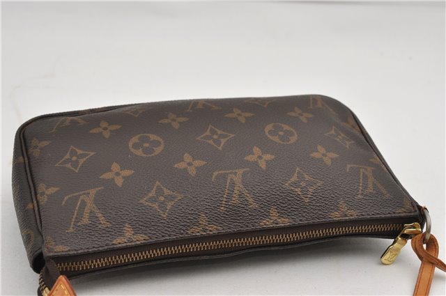 Authentic Louis Vuitton Monogram Pochette Accessoires Pouch M51980 LV 9714E