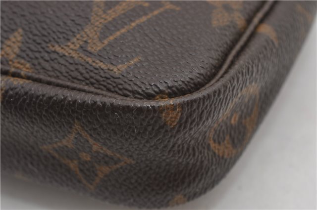 Authentic Louis Vuitton Monogram Pochette Accessoires Pouch M51980 LV 9714E