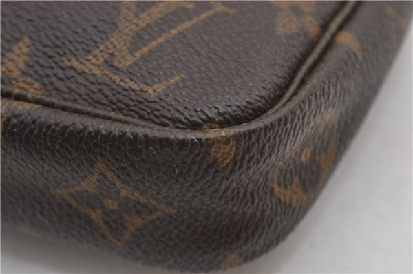 Authentic Louis Vuitton Monogram Pochette Accessoires Pouch M51980 LV 9714E