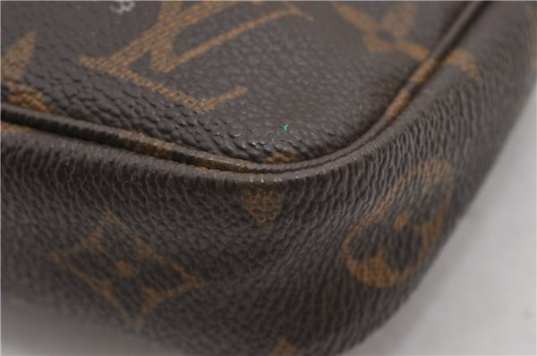 Authentic Louis Vuitton Monogram Pochette Accessoires Pouch M51980 LV 9714E