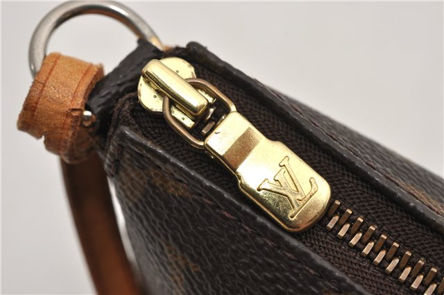 Authentic Louis Vuitton Monogram Pochette Accessoires Pouch M51980 LV 9714E