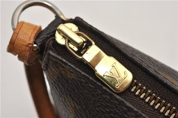 Authentic Louis Vuitton Monogram Pochette Accessoires Pouch M51980 LV 9714E