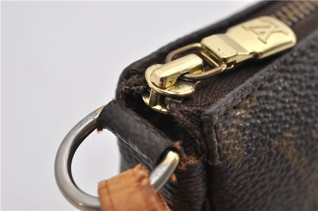 Authentic Louis Vuitton Monogram Pochette Accessoires Pouch M51980 LV 9714E