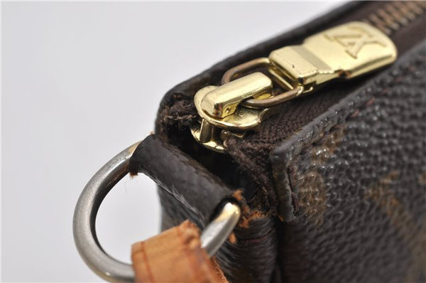 Authentic Louis Vuitton Monogram Pochette Accessoires Pouch M51980 LV 9714E
