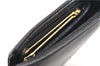 Authentic CHANEL Caviar Skin CC Logo Long Wallet Purse Black Junk 9714F