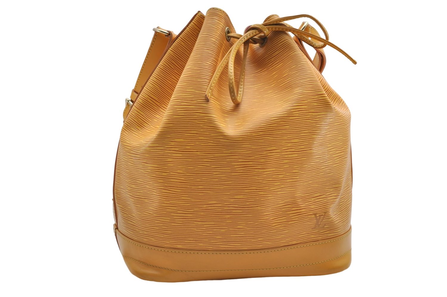 Authentic Louis Vuitton Epi Noe Shoulder Bag Yellow M44009 LV 9716D