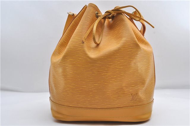Authentic Louis Vuitton Epi Noe Shoulder Bag Yellow M44009 LV 9716D