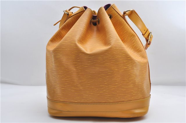 Authentic Louis Vuitton Epi Noe Shoulder Bag Yellow M44009 LV 9716D