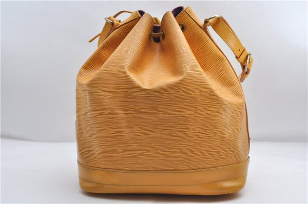 Authentic Louis Vuitton Epi Noe Shoulder Bag Yellow M44009 LV 9716D
