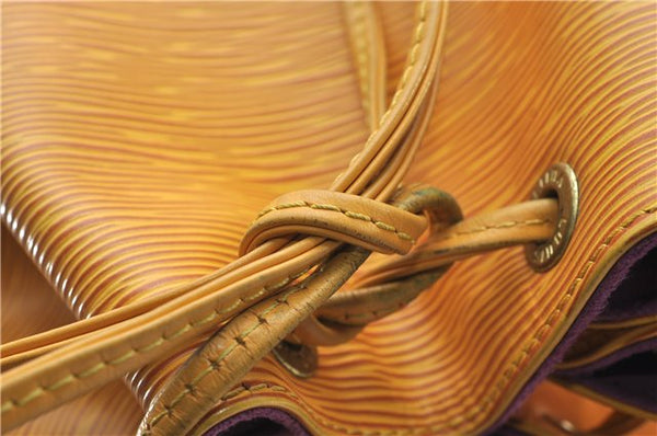 Authentic Louis Vuitton Epi Noe Shoulder Bag Yellow M44009 LV 9716D