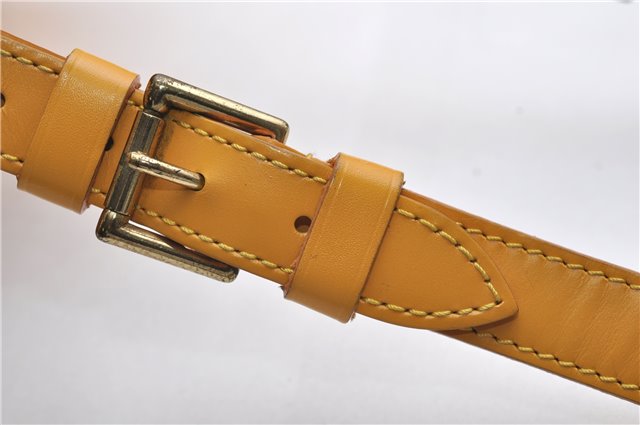 Authentic Louis Vuitton Epi Noe Shoulder Bag Yellow M44009 LV 9716D