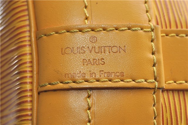 Authentic Louis Vuitton Epi Noe Shoulder Bag Yellow M44009 LV 9716D
