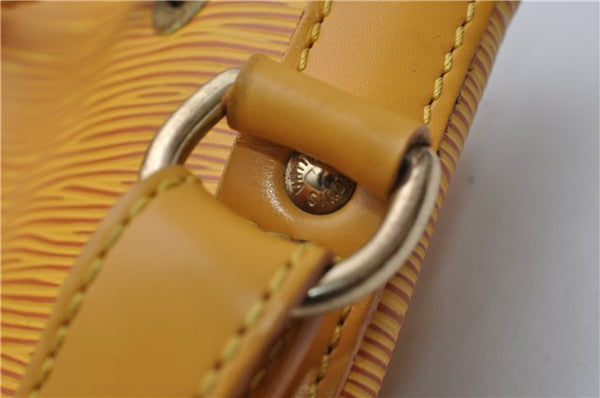 Authentic Louis Vuitton Epi Noe Shoulder Bag Yellow M44009 LV 9716D