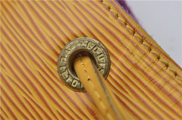 Authentic Louis Vuitton Epi Noe Shoulder Bag Yellow M44009 LV 9716D