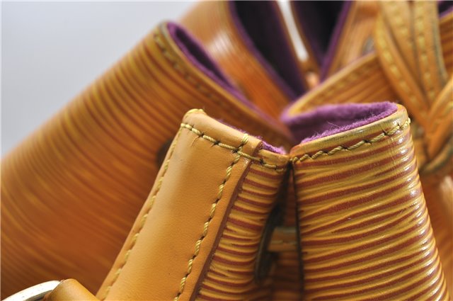 Authentic Louis Vuitton Epi Noe Shoulder Bag Yellow M44009 LV 9716D