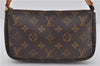Authentic Louis Vuitton Monogram Pochette Accessoires Pouch M51980 LV 9716E