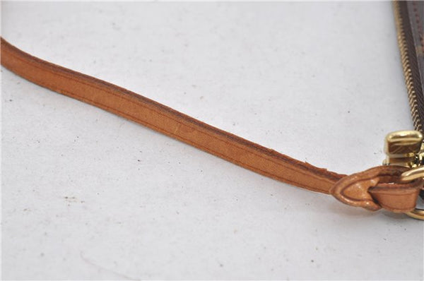 Authentic Louis Vuitton Monogram Pochette Accessoires Pouch M51980 LV 9716E