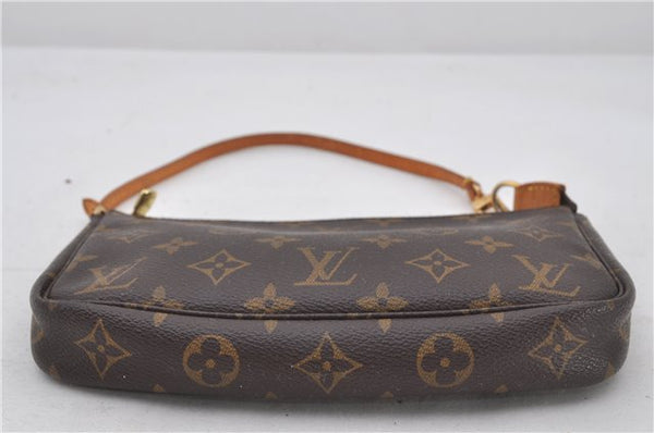 Authentic Louis Vuitton Monogram Pochette Accessoires Pouch M51980 LV 9716E