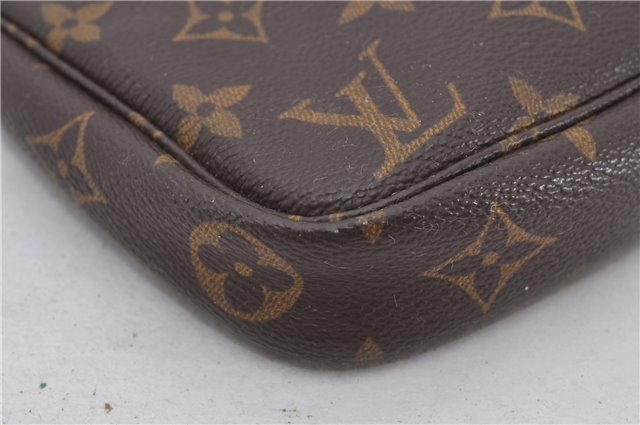 Authentic Louis Vuitton Monogram Pochette Accessoires Pouch M51980 LV 9716E