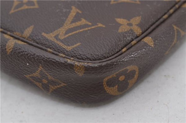 Authentic Louis Vuitton Monogram Pochette Accessoires Pouch M51980 LV 9716E