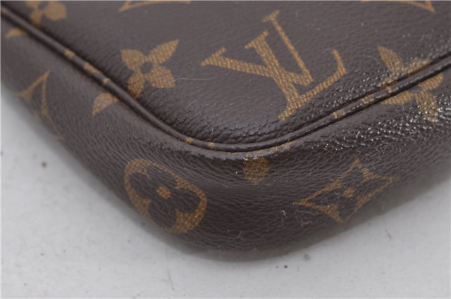 Authentic Louis Vuitton Monogram Pochette Accessoires Pouch M51980 LV 9716E