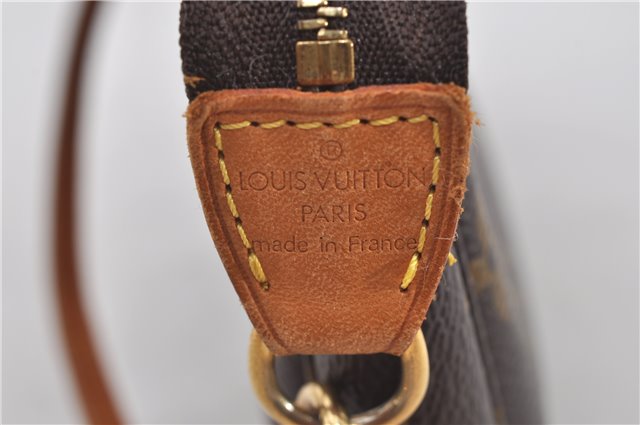 Authentic Louis Vuitton Monogram Pochette Accessoires Pouch M51980 LV 9716E