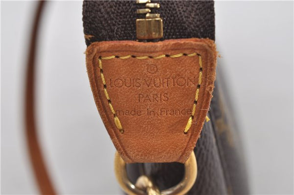 Authentic Louis Vuitton Monogram Pochette Accessoires Pouch M51980 LV 9716E