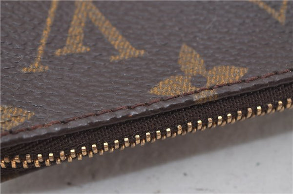 Authentic Louis Vuitton Monogram Pochette Accessoires Pouch M51980 LV 9716E