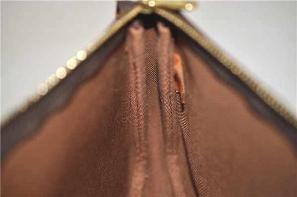 Authentic Louis Vuitton Monogram Pochette Accessoires Pouch M51980 LV 9716E