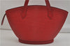 Authentic Louis Vuitton Epi Saint Jacques Hand Bag Red M52277 LV 9717D