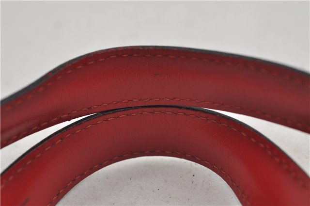 Authentic Louis Vuitton Epi Saint Jacques Hand Bag Red M52277 LV 9717D