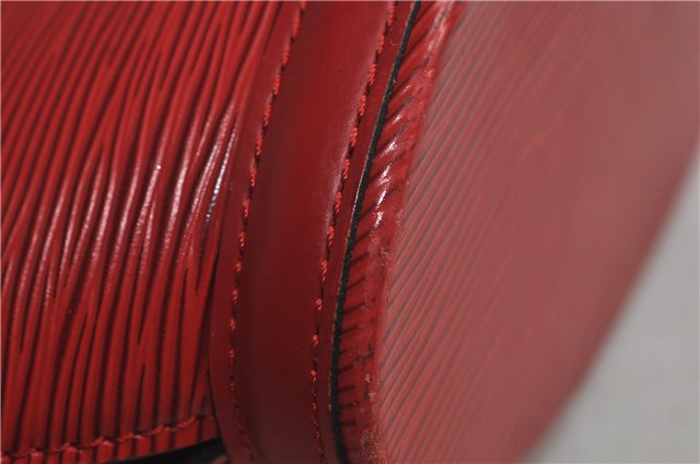 Authentic Louis Vuitton Epi Saint Jacques Hand Bag Red M52277 LV 9717D