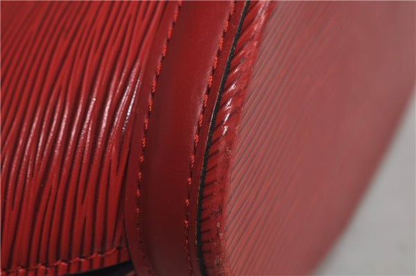 Authentic Louis Vuitton Epi Saint Jacques Hand Bag Red M52277 LV 9717D