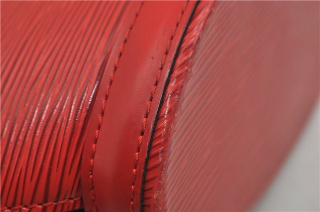 Authentic Louis Vuitton Epi Saint Jacques Hand Bag Red M52277 LV 9717D