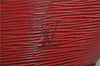 Authentic Louis Vuitton Epi Saint Jacques Hand Bag Red M52277 LV 9717D