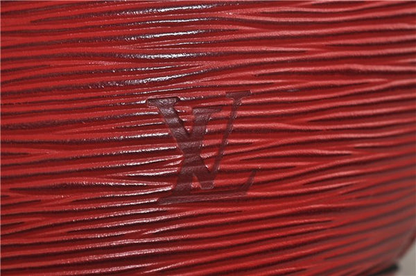 Authentic Louis Vuitton Epi Saint Jacques Hand Bag Red M52277 LV 9717D