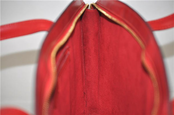 Authentic Louis Vuitton Epi Saint Jacques Hand Bag Red M52277 LV 9717D