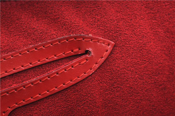 Authentic Louis Vuitton Epi Saint Jacques Hand Bag Red M52277 LV 9717D