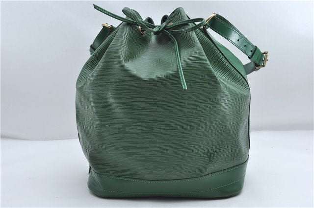 Authentic Louis Vuitton Epi Noe Shoulder Bag Green M44004 LV 9718D