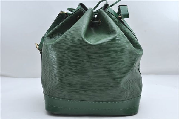 Authentic Louis Vuitton Epi Noe Shoulder Bag Green M44004 LV 9718D