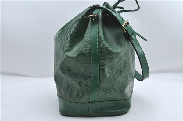 Authentic Louis Vuitton Epi Noe Shoulder Bag Green M44004 LV 9718D