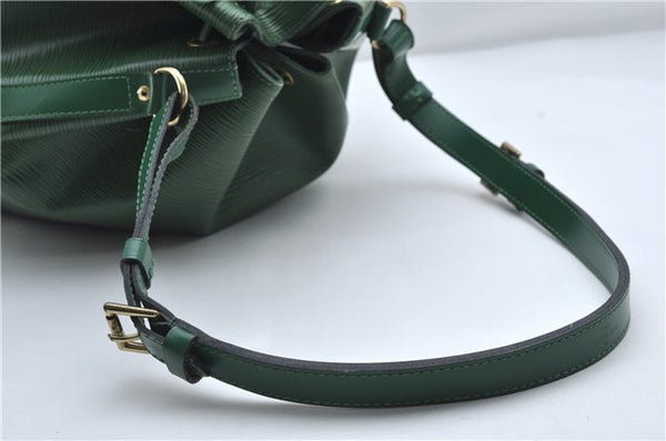 Authentic Louis Vuitton Epi Noe Shoulder Bag Green M44004 LV 9718D