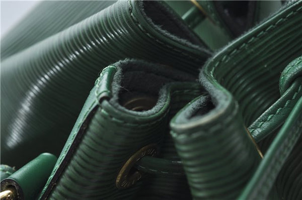 Authentic Louis Vuitton Epi Noe Shoulder Bag Green M44004 LV 9718D