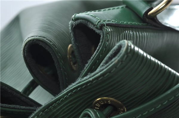 Authentic Louis Vuitton Epi Noe Shoulder Bag Green M44004 LV 9718D