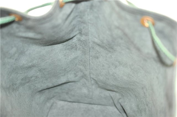 Authentic Louis Vuitton Epi Noe Shoulder Bag Green M44004 LV 9718D