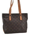 Authentic Louis Vuitton Monogram Cabas Piano Shoulder Tote Bag M51148 LV 9718E