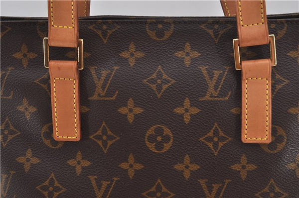 Authentic Louis Vuitton Monogram Cabas Piano Shoulder Tote Bag M51148 LV 9718E