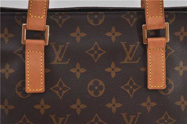 Authentic Louis Vuitton Monogram Cabas Piano Shoulder Tote Bag M51148 LV 9718E